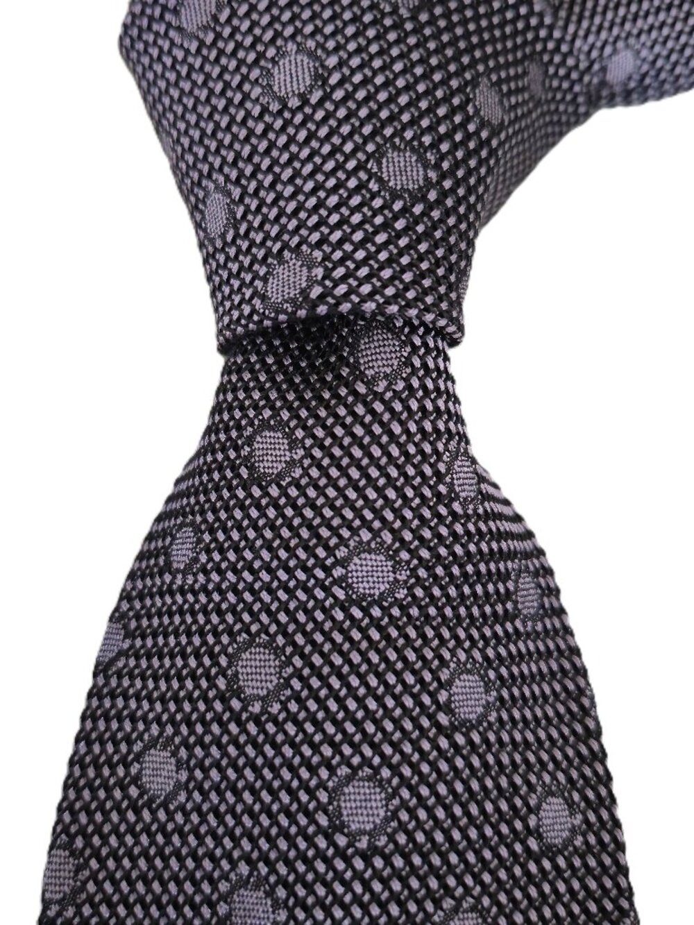 NWT TOM FORD Lavender Polka Dot Woven Silk Tie Italy $280